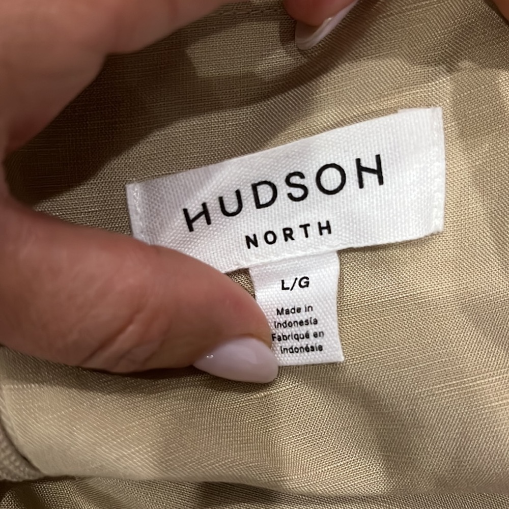 Brand new without tags Hudson North Linen blend dress size Large. - Picture 3 of 4